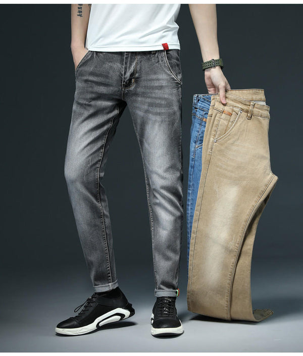 Schlanke Denim-Jeans