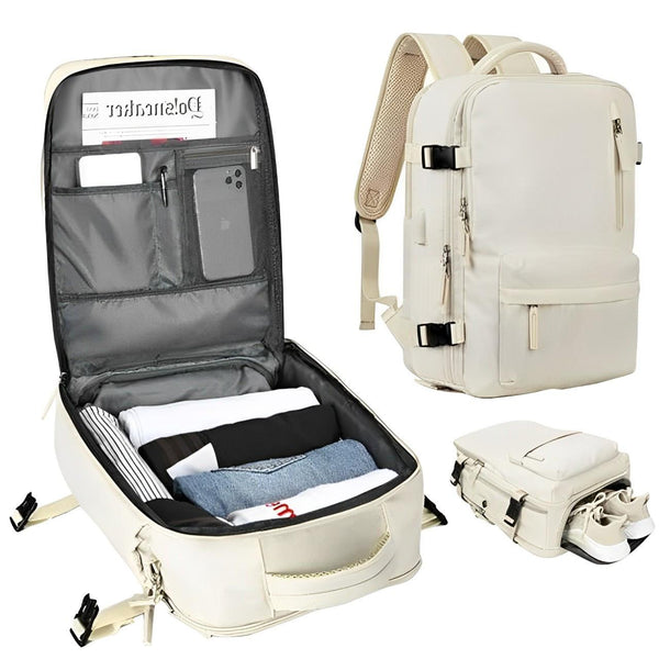 Geräumiger Damen-Reiserucksack für unterwegs