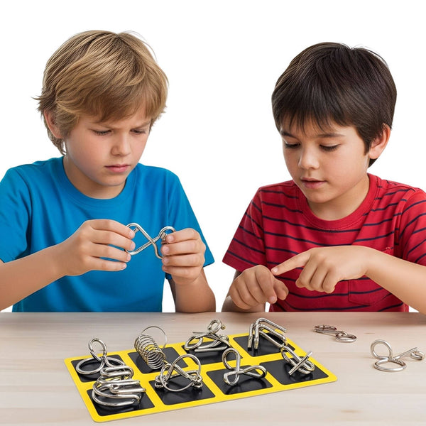 Komplexes Metall-Puzzle für Denksportler