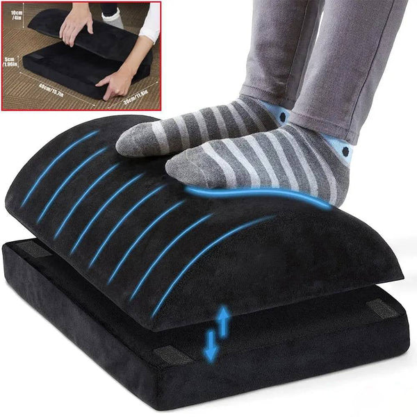Ergonomisches Fußstützen-Kissen für unter den Schreibtisch