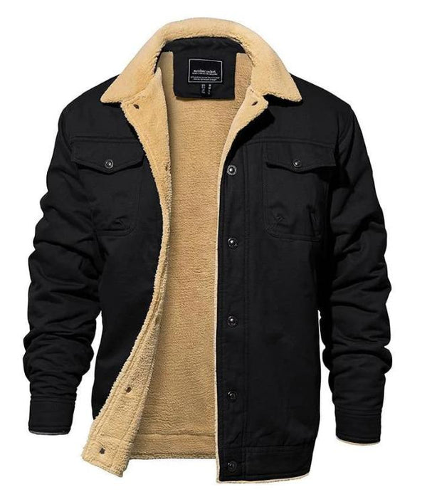 Fliegerjacke mit Umlegekragen