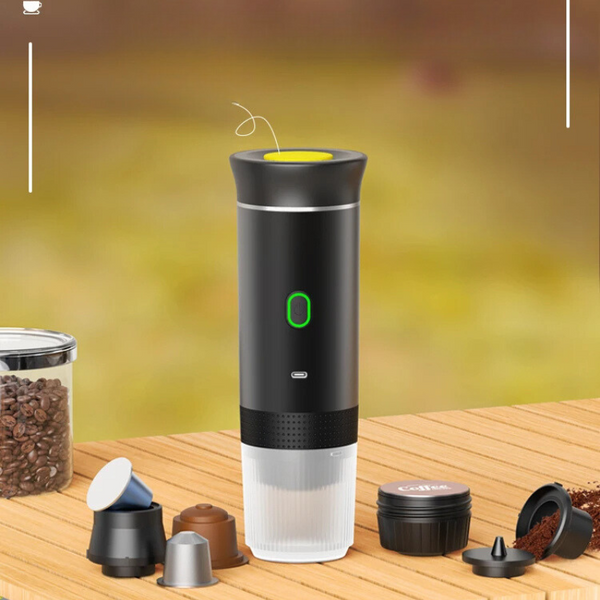 Tragbare Espresso-Kaffeemaschine für unterwegs