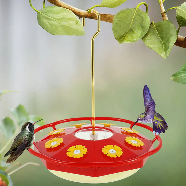 Blumenförmiger Kolibri-Futterspender