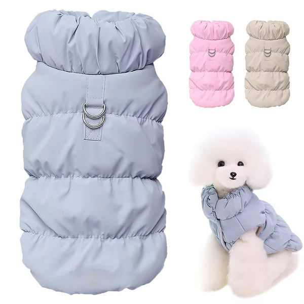 Warme Winterjacke für kleine und mittelgroße Hunde