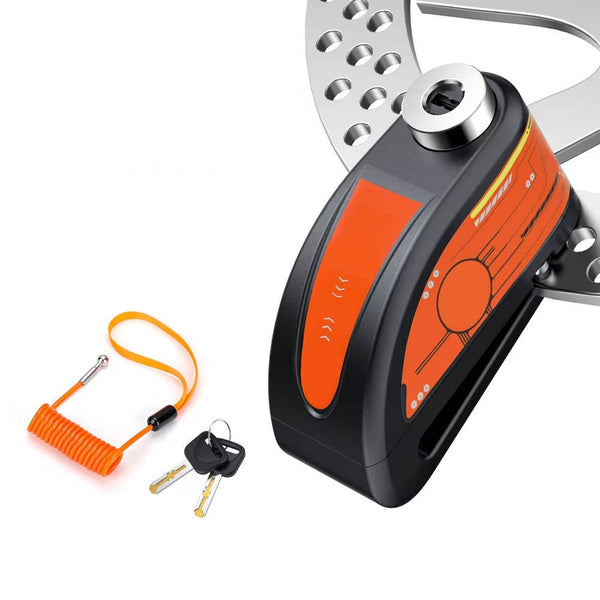 Motorrad-Bremsscheibenschloss mit Alarmfunktion
