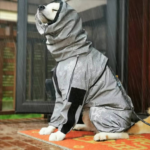 Wasserdichter Regenmantel für Hunde