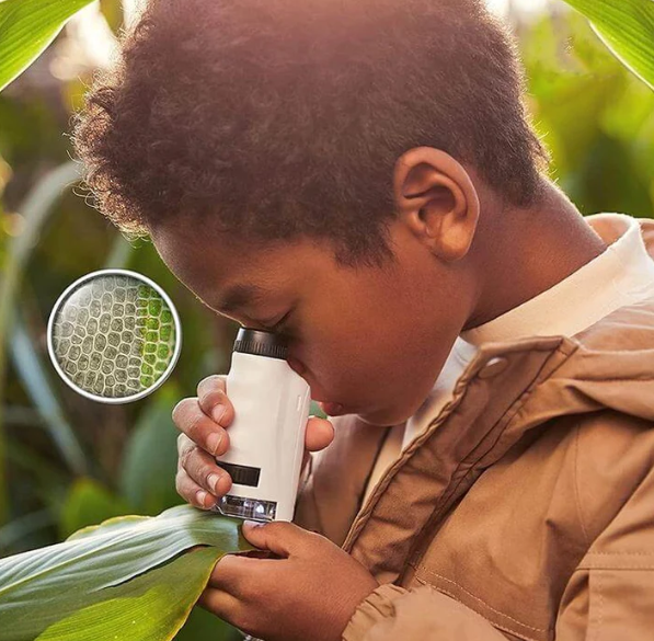 Tragbares Mini-Taschenmikroskop für Kinder