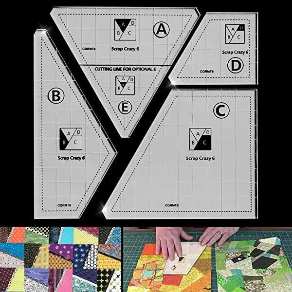 Kreative Quilt-Schneideschablone (4-teiliges Set)