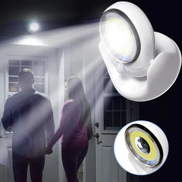 Bewegungsaktivierte LED-Lampe mit automatischer Sensorsteuerung