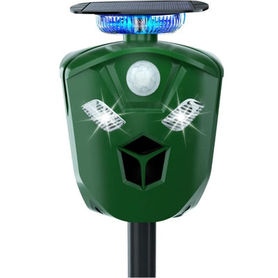 360° Solarbetriebener Ultraschall-Tiervertreiber
