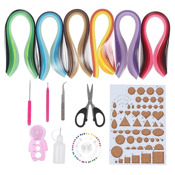 DIY Papier-Quilling-Vorlage für kreative Bastelprojekte