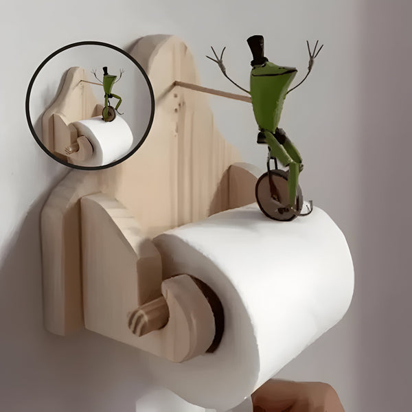 Frosch-Reiter | Toilettenpapierhalter