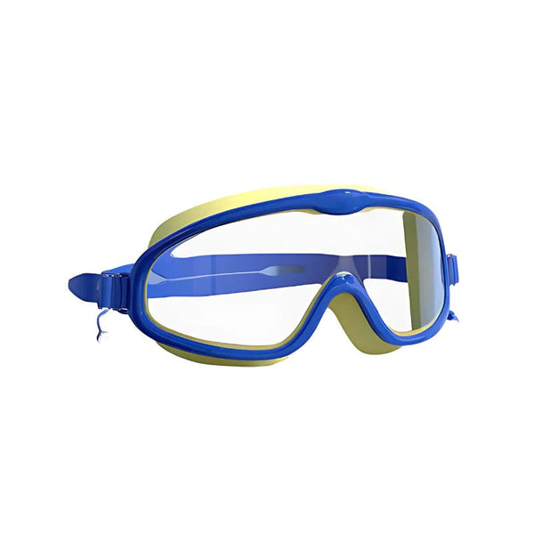 Kinder-Schwimmbrille mit Antibeschlag-Gläsern und weitem Sichtfeld