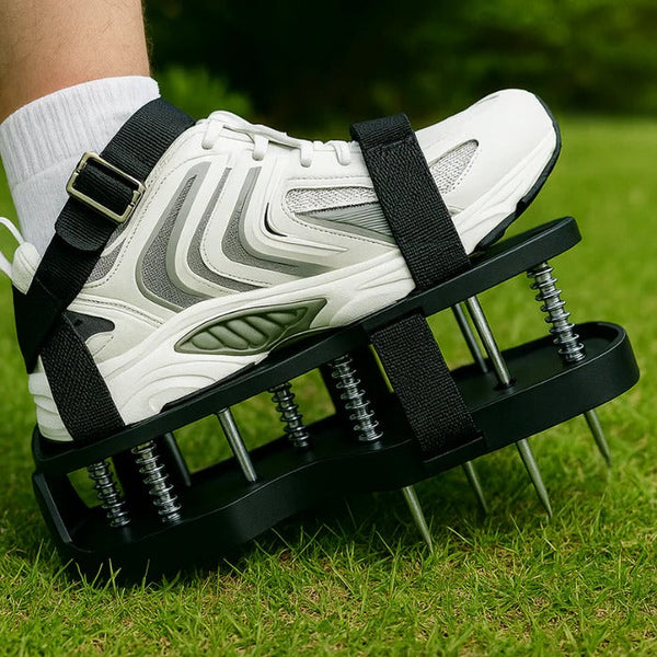 Rasenlüfter-Schuhe für mühelose Rasenpflege
