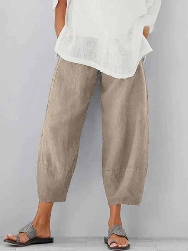 Damen Freizeithose aus Leinen