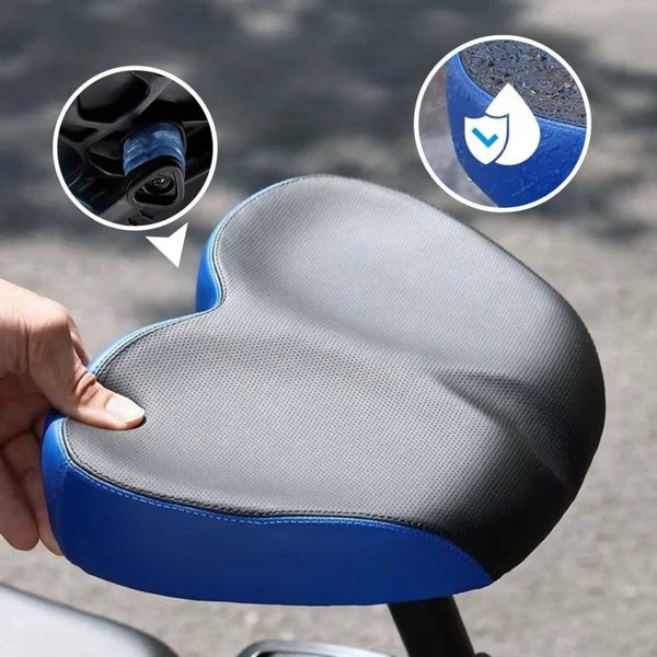 Breiter Fahrradsattel für Komfort