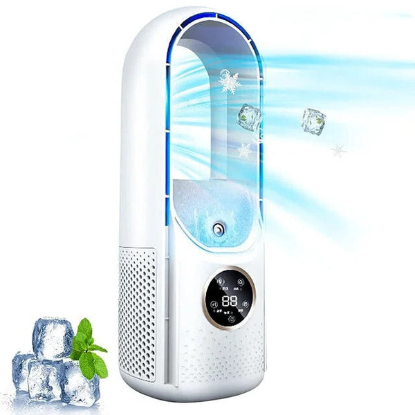 Blattloser, leiser tragbarer Klimaanlagen-Ventilator für Zuhause und Büro