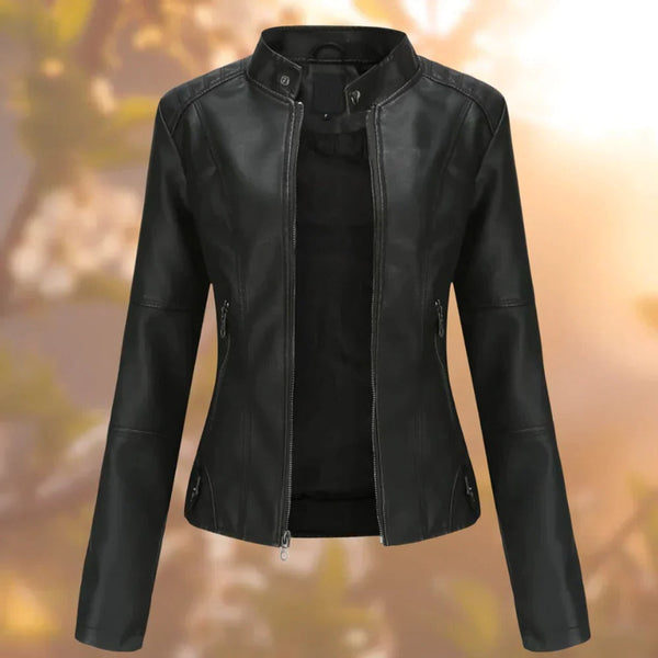 Damen-Lederjacke aus hochwertigem Echtleder