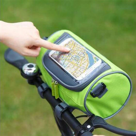 Multifunktionale Touchscreen-Lenkertasche
