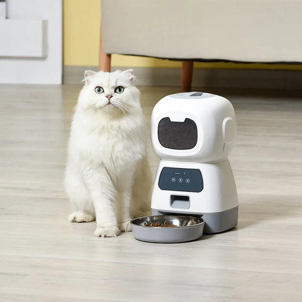 Intelligenter automatischer Futterautomat für Hunde und Katzen