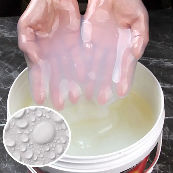 300g Transparente wasserdichte Klebebeschichtung für Außenwände, Badezimmerböden und Rissabdichtung