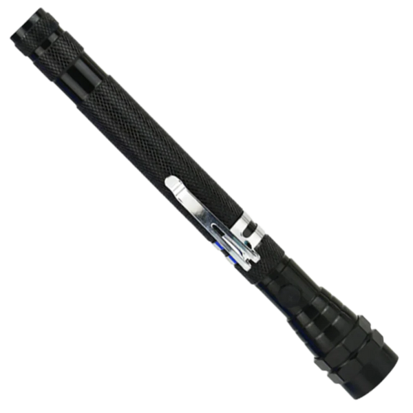 Teleskopierbare magnetische LED-Taschenlampe