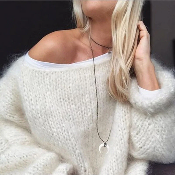 Stilvoller Strickpullover