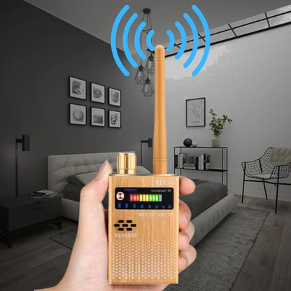 Spionagedetektor | RF-Wanzendetekor, Versteckte Kamera & GPS-Tracker-Finder mit Laserlinse - Anti-Spionage-Signalschutz